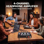 4-Channel Headphone Amplifier, 8 Outputs - Image 2