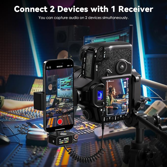 Wireless Microphone, AI Noise Cancelling - Image 4
