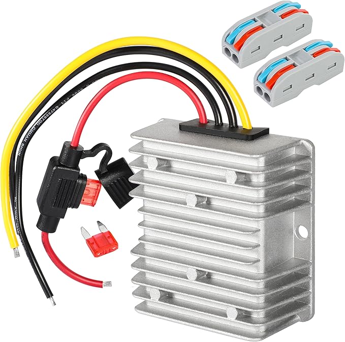 HOMELYLIFE 10A 120W Golf CART 24V 36V 48V to 12V Converter DC to DC Voltage by HOMELYLIFE