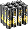 Mupoer Rechargeable AA Batteries 12 Count, Lithium Batteries AA 1.5V 3600mWh by Mupoer
