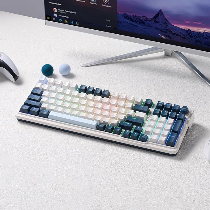 Redragon K686 PRO 98 Keys Wireless Gasket RGB Gaming Keyboard, 3-Mode Win/Mac - Image 9
