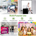 FUDESY 10x10 ft Backdrop Banner Stand, Heavy Duty Adjustable Background Kit - Image 7