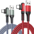 AINOPE USB Type C Cable 3.1A USB Fast Charge Cable Right Angle，Resistant Nylon by AINOPE10yearsforphoneaccessories