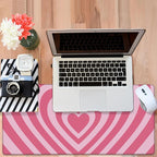 Gaming Desk Pad Large Extra Length Retro Style Hearts Mouse Pad Keyboard Laptop - Image 6