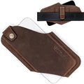 TobbinGear Left-Handed Leather Cell Phone Holster by TobbinGear
