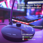 JOUNIVO USB Microphone for Computer, PC/Laptop Mic, Mute Button - Image 3
