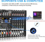 Audio Mixer 12 Channel Professional Mixer Console - Image 6