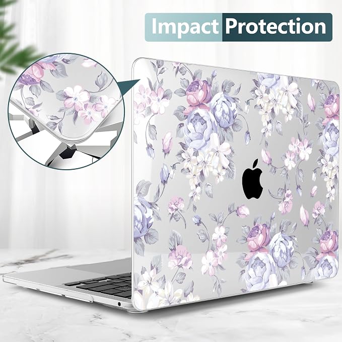 TWOLSKOO Compatible with MacBook Pro 13 inch Case 2023-2016 A2338 M2/M1 A2251 - Image 6