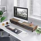 Fenge Dual Monitor Stand, 42.5inch Long Monitor Stands Riser - Image 7