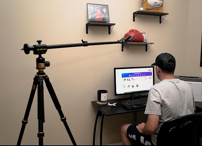Glide Gear OH 50 Overhead Mount – DSLR, iPhone – 36" Arm, Tripod Extension - Image 9