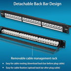 Rapink Patch Panel 24 Port Cat6 - Image 5