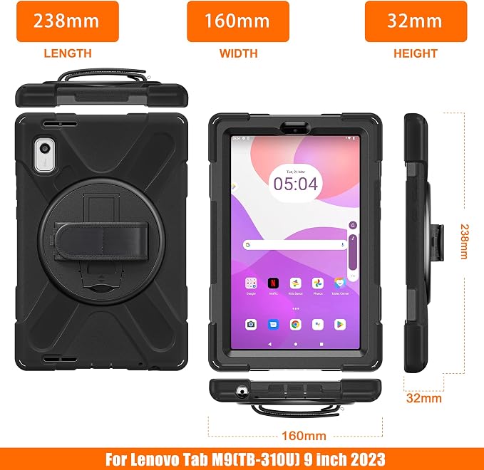 Junfire Shockproof Case for Lenovo Tab M9 2023 - Image 9