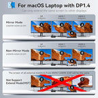 USB C Hub USB C Docking Station Dual Monitor 4K@60Hz+DP 8K@30Hz - Image 5