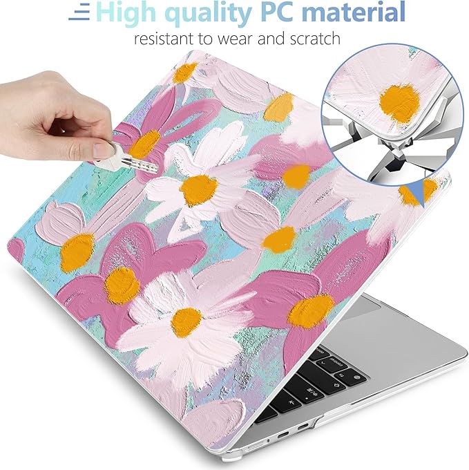 MEEgoodo Case for MacBook Air M4/M3/M2 13.6 inch 2025 2024 2022, Fit Model - Image 4