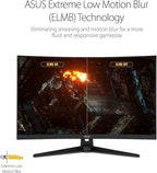 ASUS TUF Gaming VG328H1B 32” Curved Monitor, 1080P Full HD, Extreme Low Motion - Image 4