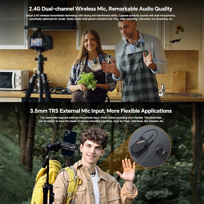 COMICA BooMax Wireless Lavalier Microphone - Image 3