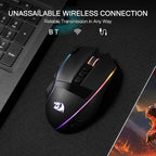 Redragon M991 Wireless Gaming Mouse, 26000 DPI 3-Mode Gamer Mice w/Rapid Fire - Image 3