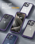 Miracase for iPhone 15 Pro Case Full-Body Built-in Glass Screen Protector& - Image 7
