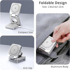 LULULOOK 3 in 1 Wireless Charger, Foldable Charging Station 15W Fast Mag-Safe - Image 5
