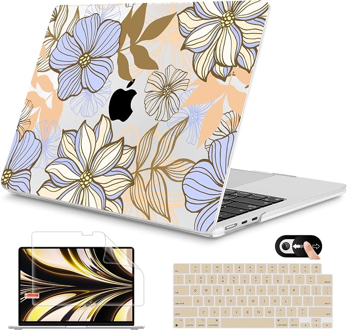 Mektron for 2025 M4 MacBook Air 13.6 Inch A3240 Case Fits 2023 A2681 M2 2024 by Mektron