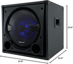 Rockville BASS Blaster 12 800W Powered Home Audio Subwoofer, Adjustable - Image 9