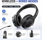 MIDOLA Bluetooth Headphones Over Ear 68H Playtime 6 EQ Wireless Headset - Image 3