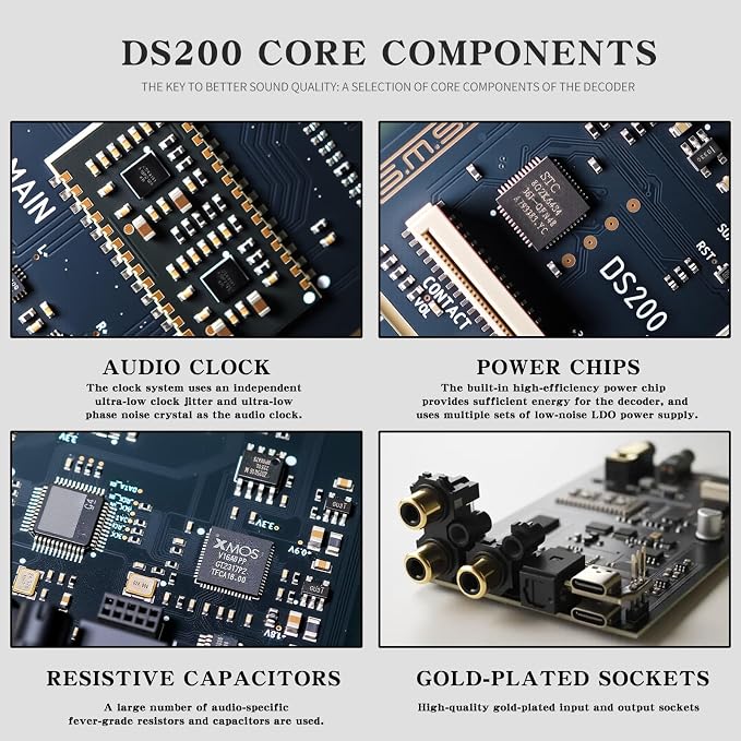 SMSL DS200 Headphone Amp DAC Bluetooth 5.1 Dual CS43131 Chip DAC Amp - Image 8