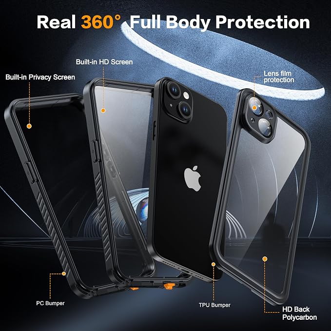 for iPhone 15 Plus Case Waterproof - Image 3