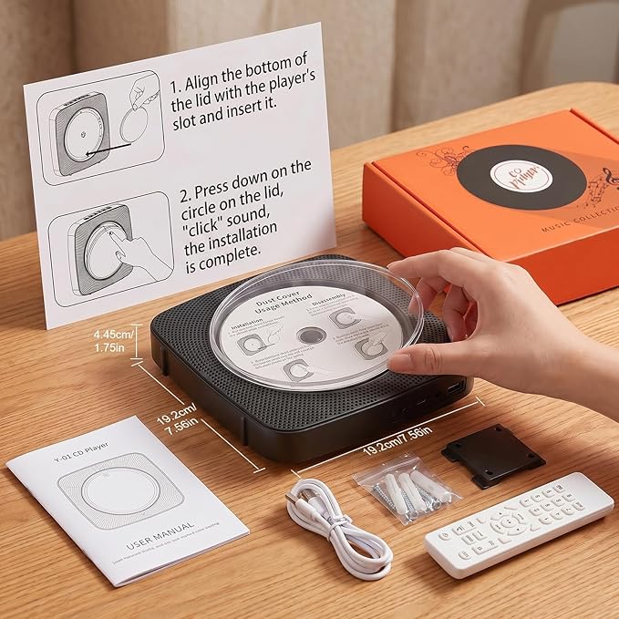 Gueray Portable CD Player Bluetooth: CD Players - Image 8