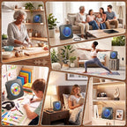 Gueray CD Player Portable Bluetooth Desktop CD Player - Image 7