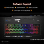 TECWARE Phantom+ 87 Key Mechanical Gaming Keyboard, RGB led, TKL 75% Keyboard - Image 5
