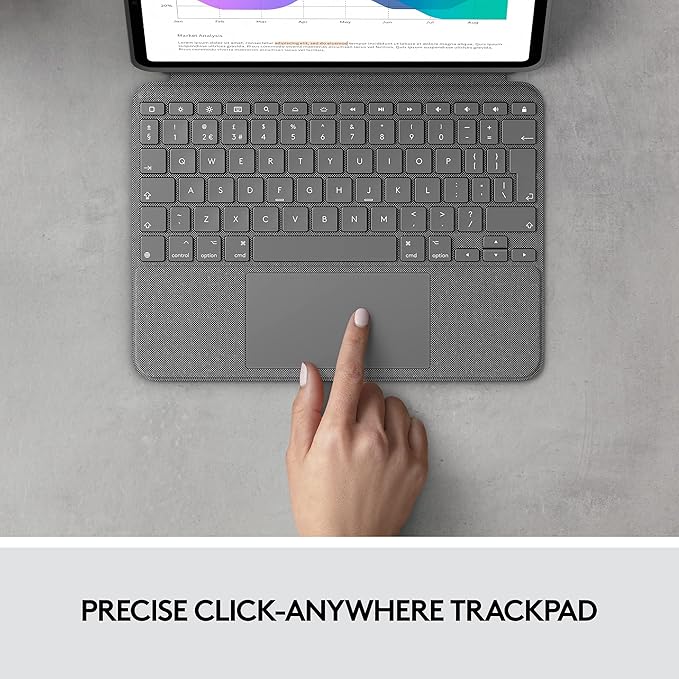 Logitech Combo Touch iPad Pro 11-inch Keyboard Case - Image 4