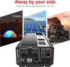 Xijia LCD-Display 3000W dc 48v to 110V 120V ac 60HZ Pure sine Wave Solar - Image 4