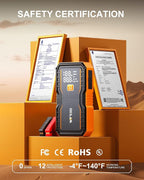 OXILAM 24000mAh Jump Starter for All Gas & Diesel Engines, 10000A Battery - Image 3