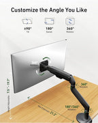 Ultrawide Single Monitor Mount, Adjustable Gas Spring Monitor Arm - Image 5