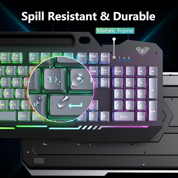 AULA T102 104 Keys Gaming Keyboard and Mouse Combo - Image 7