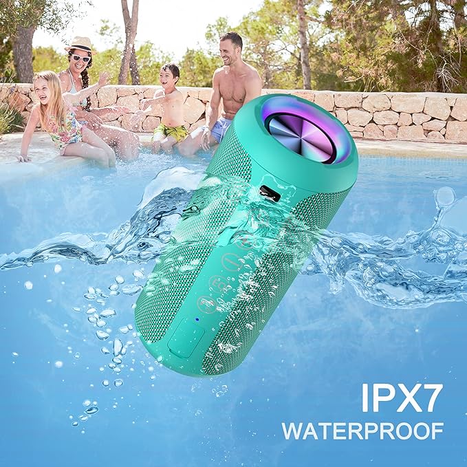 Ortizan Portable Bluetooth Speakers, IPX7 Waterproof Wireless Speaker - Image 8