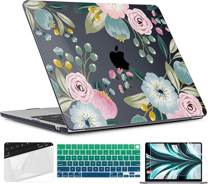 TWOLSKOO for M4 MacBook Air 13.6 inch Case 2025-2022 Release M4 A3240 M3 A3113 by TWOLSKOO