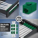 Everest RJ45 CAT6 Keystone Coupler in Green - Image 3