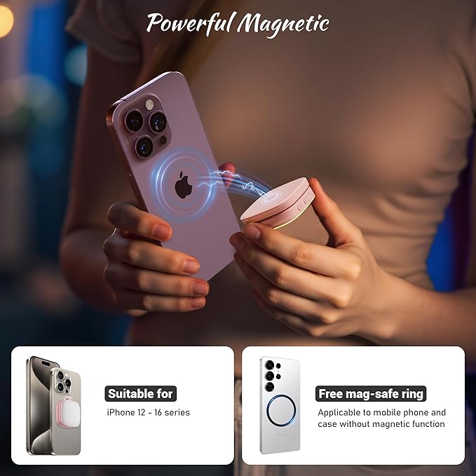 Magnetic Selfie Light for Phone: 5 Led Mode - Image 4