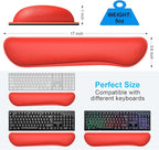Dapesuom Enlarge Keyboard Wrist Rest, Cute Memory Foam Keyboard Wrist Cushion - Image 6