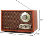 LoopTone USB SD Multifunction AM FM Vintage Radio - Image 8