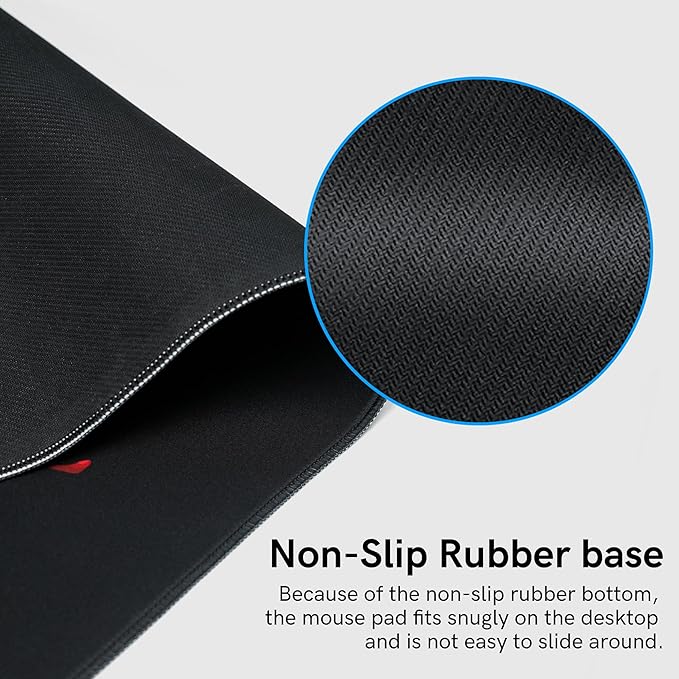 Large Gaming Mouse Pad for Desk, 35.4x15.7 Inch, Waterproof, Non-Slip Rubber - Image 5