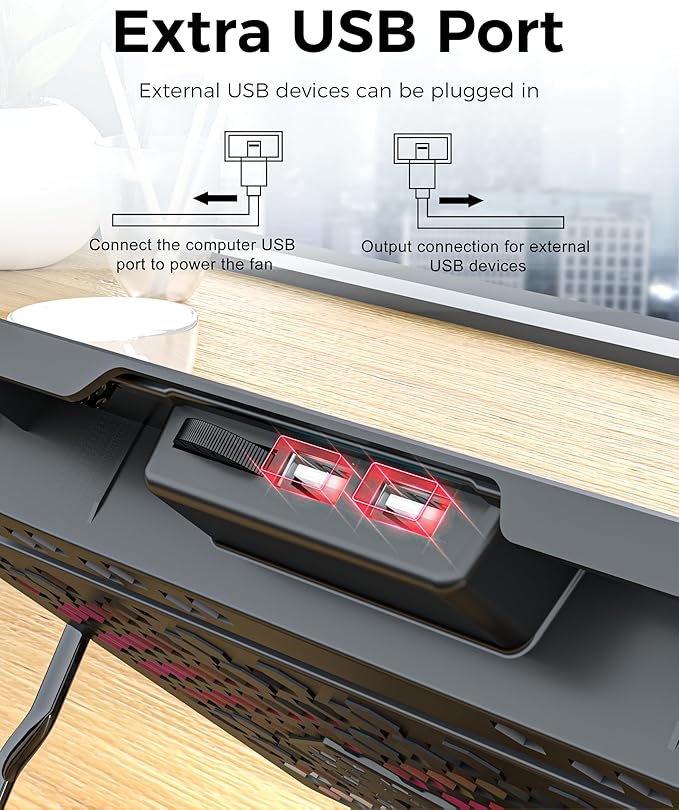 AICHESON Laptop Cooling Pad for 17.3" Notebook - Image 4