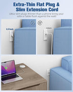 Jgstkcity 65W USB-C Hidden Desktop Power Grommet: 1 AC Outlet, 8 USB Charging - Image 4