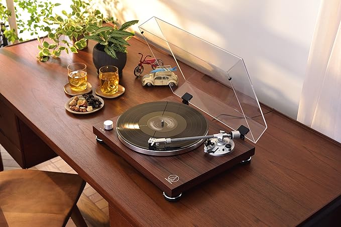 Audio Technica AT-LPW50BT-RW Bluetooth Turntable Manual Belt-Drive 33/45 - Image 4