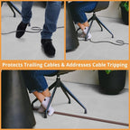 5ft Cord Cover Floor for Extension Cords, Self-Adhesive Floor Cable Cover to - Image 3