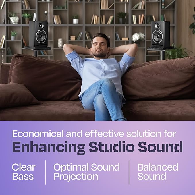 Pair of Studio Monitor Isolation Pads Premium Acoustic Foam to Elevate Audio - Image 7