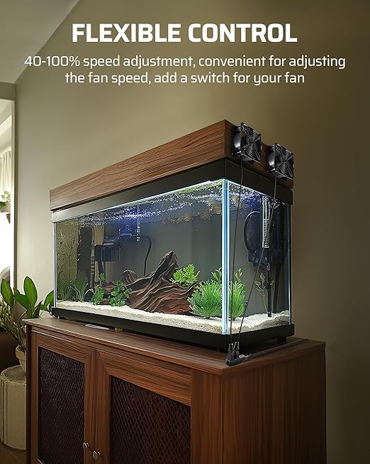 DEWENWILS 120V AC Muffin Fan, 120mm×38mm Exhaust Fan, Waterproof Case Cooling - Image 8