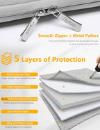 HYZUO 17-17.3 Inch Laptop Sleeve Bag Briefcase - Image 5